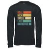Retro Funny BBQ Grilling Real Men Smell Like Barbeque Grill Shirt & Hoodie | teecentury