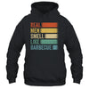 Retro Funny BBQ Grilling Real Men Smell Like Barbeque Grill Shirt & Hoodie | teecentury