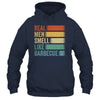 Retro Funny BBQ Grilling Real Men Smell Like Barbeque Grill Shirt & Hoodie | teecentury