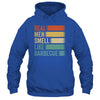 Retro Funny BBQ Grilling Real Men Smell Like Barbeque Grill Shirt & Hoodie | teecentury
