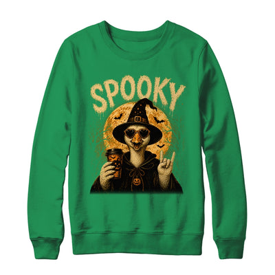 Retro Funny Goose Halloween Vintage Witch Spooky Season Shirt & Sweatshirt | teecentury