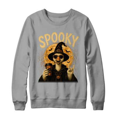 Retro Funny Goose Halloween Vintage Witch Spooky Season Shirt & Sweatshirt | teecentury