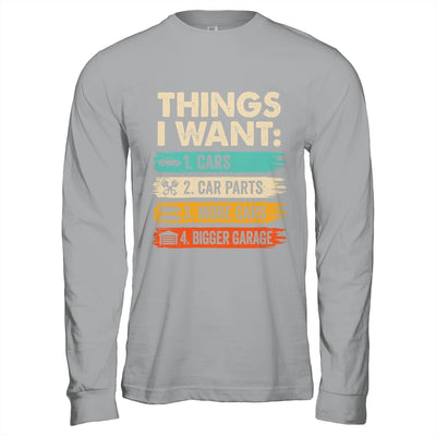 Retro Funny Mechanic Repair Things I Want Cars Guy Men Shirt & Hoodie | teecentury