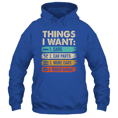 Retro Funny Mechanic Repair Things I Want Cars Guy Men Shirt & Hoodie | teecentury