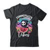Retro Ghost Summerween Vibe Watermelon Ghost Summer Skeleton Shirt & Tank Top | teecentury