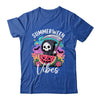 Retro Ghost Summerween Vibe Watermelon Ghost Summer Skeleton Shirt & Tank Top | teecentury