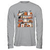 Retro Ghosts Reading Book Halloween Bookshelf Spooky Library Shirt & Hoodie | teecentury