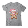 Retro Gingerbread Pink Christmas Blowing Bubble Sunglasses Shirt & Sweatshirt | teecentury