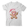 Retro Gingerbread Pink Christmas Blowing Bubble Sunglasses Shirt & Sweatshirt | teecentury