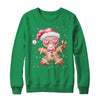 Retro Gingerbread Pink Christmas Blowing Bubble Sunglasses Shirt & Sweatshirt | teecentury