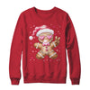 Retro Gingerbread Pink Christmas Blowing Bubble Sunglasses Shirt & Sweatshirt | teecentury