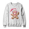 Retro Gingerbread Pink Christmas Blowing Bubble Sunglasses Shirt & Sweatshirt | teecentury