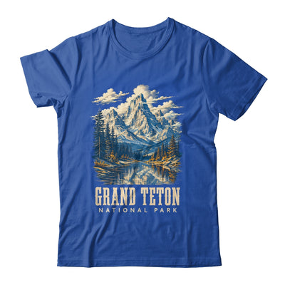 Retro Grand Teton Jenny Lake National Park Vintage Men Women Shirt & Tank Top | teecentury