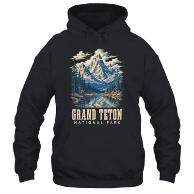 Retro Grand Teton Jenny Lake National Park Vintage Men Women Shirt & Tank Top | teecentury