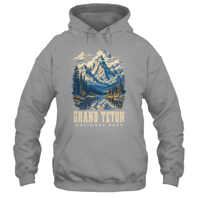 Retro Grand Teton Jenny Lake National Park Vintage Men Women Shirt & Tank Top | teecentury