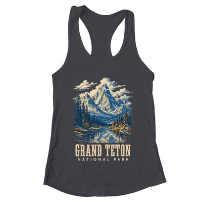 Retro Grand Teton Jenny Lake National Park Vintage Men Women Shirt & Tank Top | teecentury