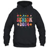 Retro Groovy Flower Senior 24 Class Of 2024 Graduation Shirt & Tank Top | teecentury