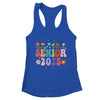 Retro Groovy Flower Senior 25 Class Of 2025 Graduation Shirt & Tank Top | teecentury
