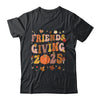 Retro Groovy Friends Giving 2025 Thanksgiving Friendsgiving Shirt & Sweatshirt | teecentury