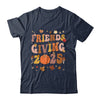 Retro Groovy Friends Giving 2025 Thanksgiving Friendsgiving Shirt & Sweatshirt | teecentury