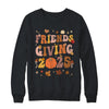Retro Groovy Friends Giving 2025 Thanksgiving Friendsgiving Shirt & Sweatshirt | teecentury