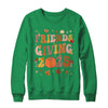 Retro Groovy Friends Giving 2025 Thanksgiving Friendsgiving Shirt & Sweatshirt | teecentury