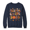 Retro Groovy Friends Giving 2025 Thanksgiving Friendsgiving Shirt & Sweatshirt | teecentury