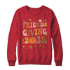 Retro Groovy Friends Giving 2025 Thanksgiving Friendsgiving Shirt & Sweatshirt | teecentury
