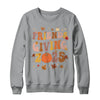 Retro Groovy Friends Giving 2025 Thanksgiving Friendsgiving Shirt & Sweatshirt | teecentury