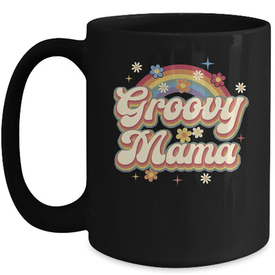 Retro Groovy Mama Family Birthday 60s 70s Hippie Costume Mug | teecentury