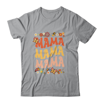 Retro Groovy Mama One Thankful Mama Thanksgiving Mothers Day Shirt & Tank Top | teecentury