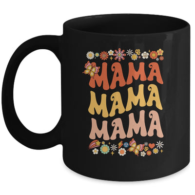 Retro Groovy Mama One Thankful Mama Thanksgiving Mothers Day Mug | teecentury