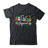 Retro Groovy Reading Squad Girls Boys Cute Reading Teacher Shirt & Tank Top | teecentury