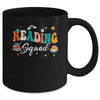 Retro Groovy Reading Squad Girls Boys Cute Reading Teacher Mug | teecentury