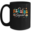 Retro Groovy Reading Squad Girls Boys Cute Reading Teacher Mug | teecentury