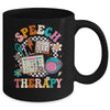 Retro Groovy Speech Therapy Language Pathologist For Women Mug | teecentury