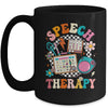Retro Groovy Speech Therapy Language Pathologist For Women Mug | teecentury