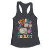 Retro Groovy Speech Therapy Language Pathologist For Women Shirt & Tank Top | teecentury