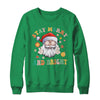 Retro Groovy Stay Merry Bright Christmas Cute Santa Claus Shirt & Sweatshirt | teecentury