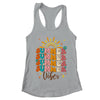 Retro Groovy Summer Vibes For Girl Women Beach Vacation Shirt & Tank Top | teecentury