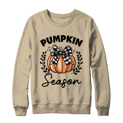 Retro Halloween Pumpkin Spice Coquette Pumpkin Season Women Girls Shirt & Sweatshirt | teecentury