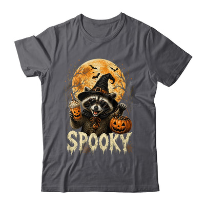 Retro Halloween Raccoon Witch Hat Funny Spooky Season Humor Shirt & Sweatshirt | teecentury