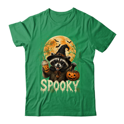 Retro Halloween Raccoon Witch Hat Funny Spooky Season Humor Shirt & Sweatshirt | teecentury