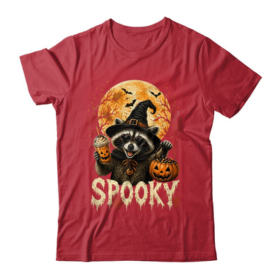 Retro Halloween Raccoon Witch Hat Funny Spooky Season Humor Shirt & Sweatshirt | teecentury