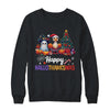 Retro Halloween Thanksgiving Christmas Happy HalloThanksMas Shirt & Sweatshirt | teecentury