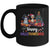 Retro Halloween Thanksgiving Christmas Happy HalloThanksMas Mug | teecentury