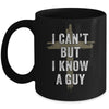 Retro I Cant But I Know A Guy Christian Faith Believer Mug | teecentury