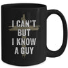 Retro I Cant But I Know A Guy Christian Faith Believer Mug | teecentury