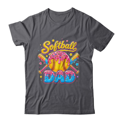 Retro Ice Cream Drip Softball Dad Game Day Dad Father'S Day Shirt & Hoodie | teecentury