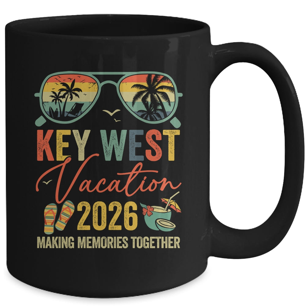 Retro Key West Vacation 2026 Memories Matching Group Trip Mug | teecentury
